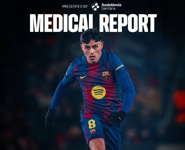 欧冠无缘直通16强，中场第一大腿又伤了，巴萨官宣佩德里伤缺1个月